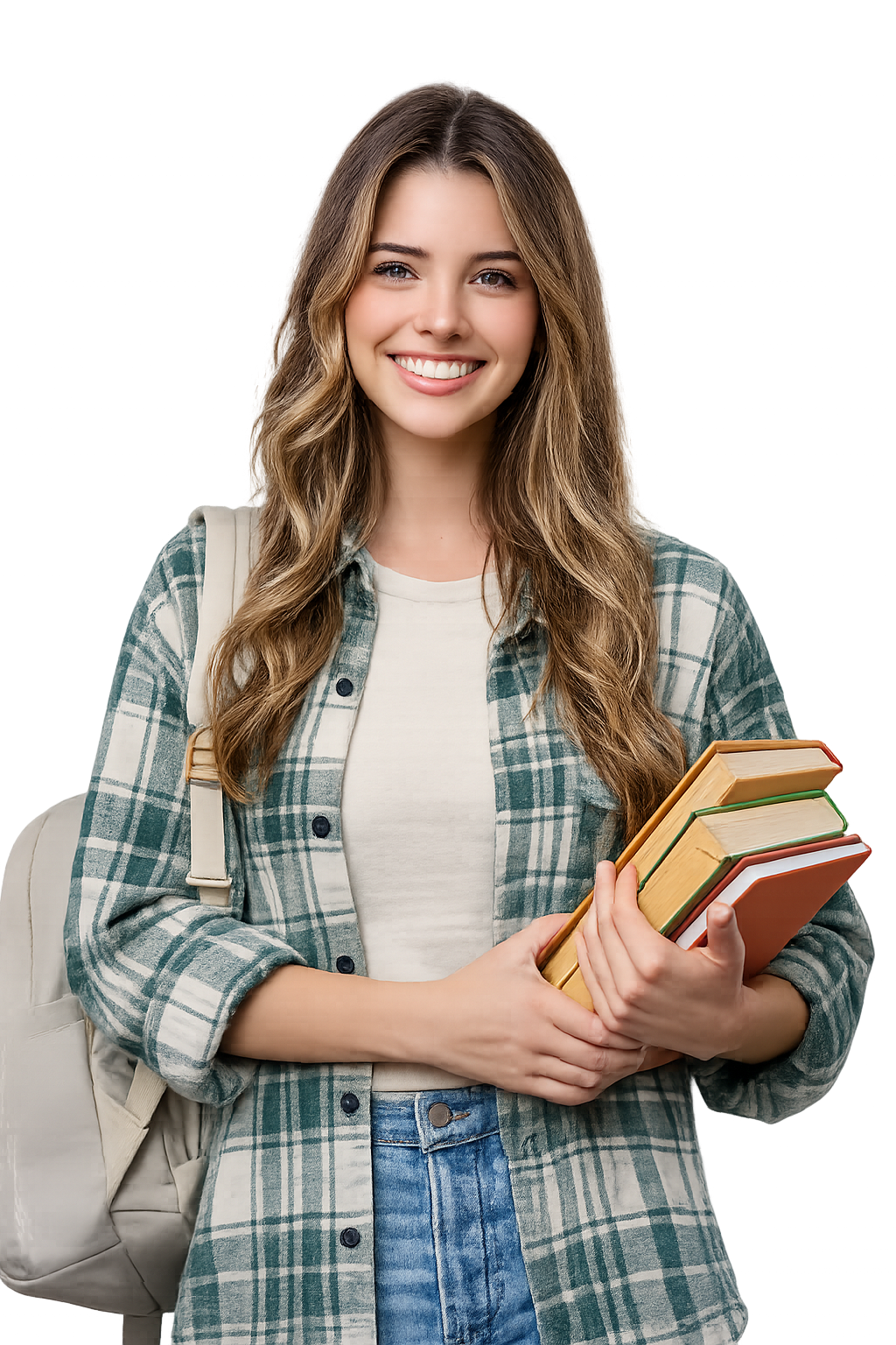 Author with books — book marketing support